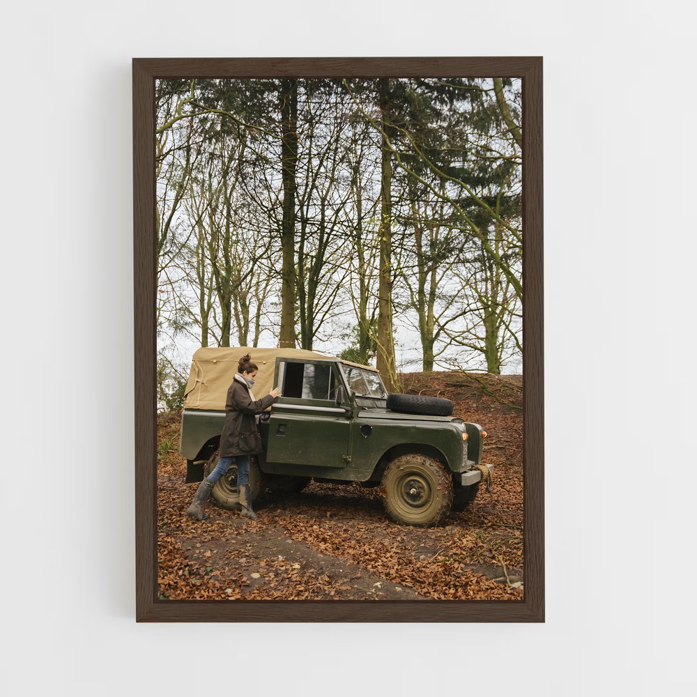 Poster Aventurier au Volant – affiche Land Rover (vue 5)